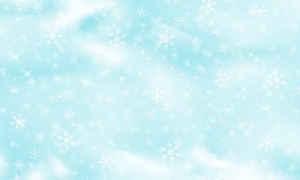 Falling snow background. Vector illustration — Stock Vector