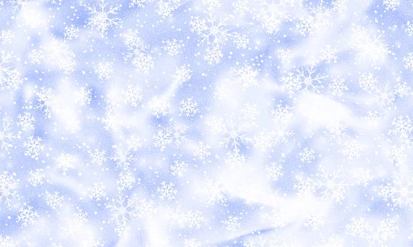 Vallende sneeuw achtergrond. Vectorillustratie — Stockvector