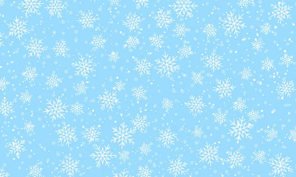 雪の背景。ベクターイラスト — ストックベクタ