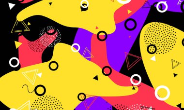 90 'ların dokusu. Siyah Soyut Duvar Kağıdı. Çizgiler 