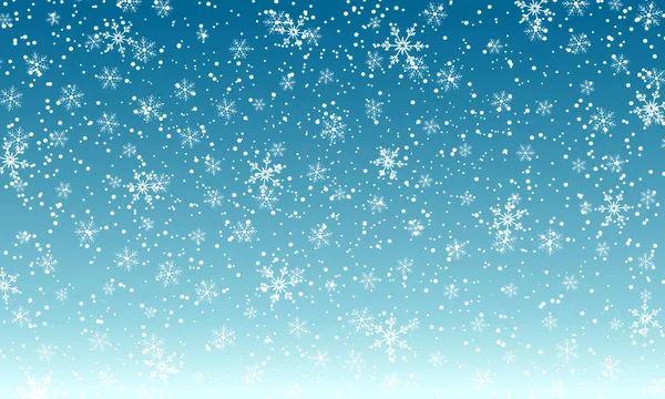 雪の背景。ベクターイラスト — ストックベクタ