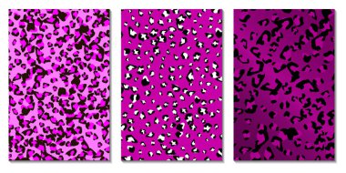 Pembe leopar baskı tasarımı. Hayvan deri desen.