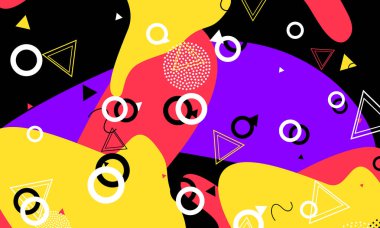 Komik bir moda. Kara Yaz Sanat. Çocukça. 