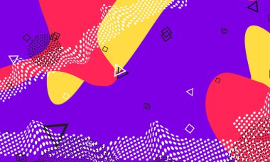 Violet Parlak Doku. Pop Elementleri. Terracotta 