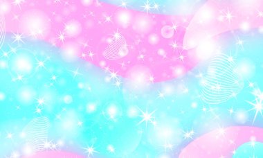 Peri arka plan. Unicorn deseni.