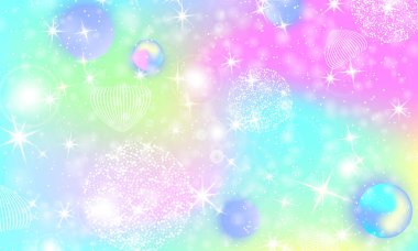 Akışkan şekiller bileşimi. Fantezi evren.