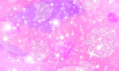 Peri arka plan. Unicorn deseni.