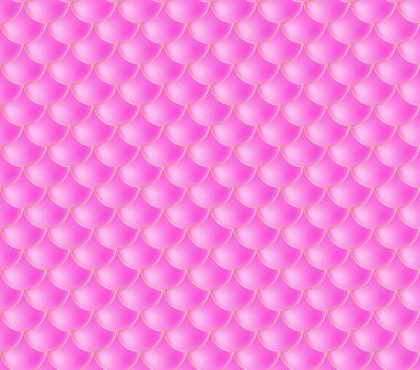Deniz kızı pulları. Balık Squama. Pembe Kusursuz Desen