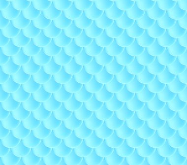 Deniz kızı pulları. Balık Squama. Mavi Kusursuz Desen
