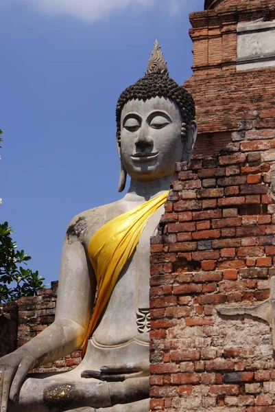 タイのお寺の仏像 — ストック写真