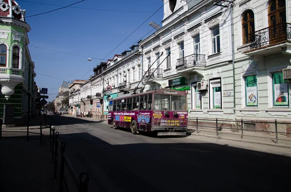 Тернопил Украина Апреля 2018 Года Trolleybus Skoda 14Tr 115 Брно — стоковое фото