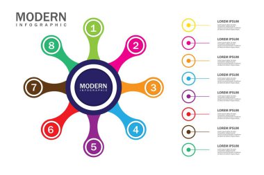 Diyagram için modern Infographic