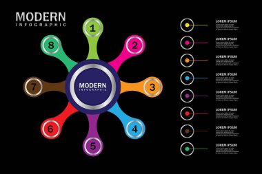 Diyagram için modern Infographic