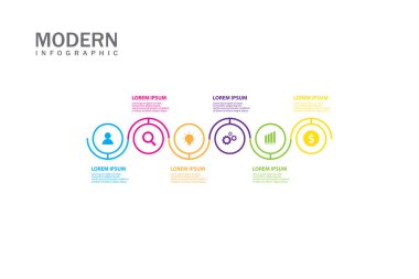 Diyagram için modern Infographic