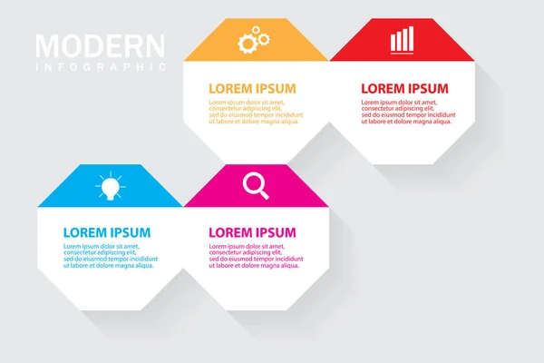 Diyagram için modern Infographic