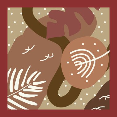 İpek eşarp çiçekler ile çağdaş