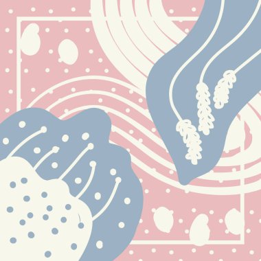 İpek eşarp çiçekler ile çağdaş