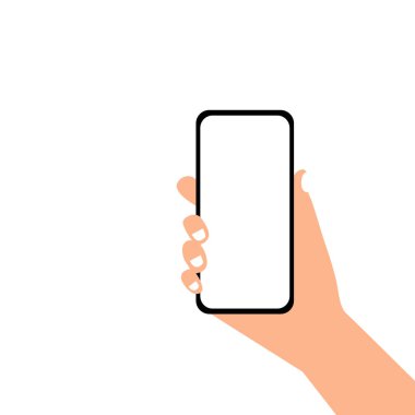 El ele tutuşan akıllı telefon. Sosyal medya aleti. Video çağrısı