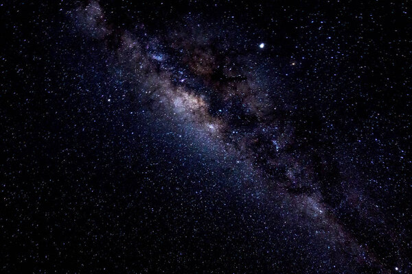 Звезды в небе, Млечный Путь, сияющий космос

