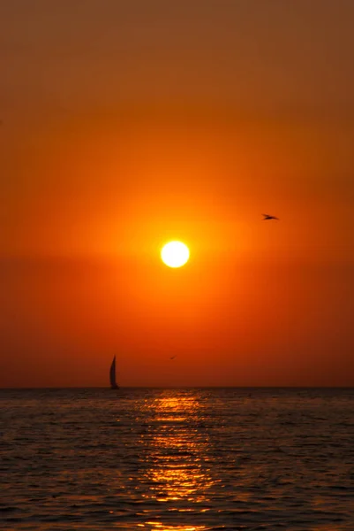 Hermoso Atardecer Mar Negro — Foto de Stock