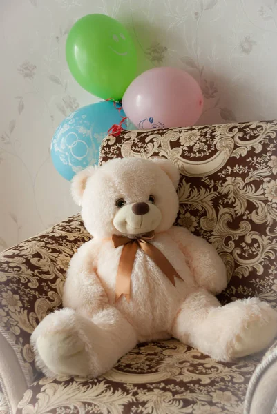 Teddy Bear Lonely Sad — Stock Photo, Image