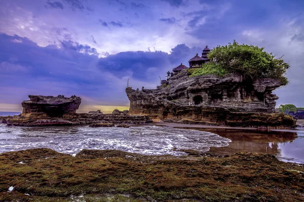 Nem Sok Templom Bali Indonesia Vivid Színtónus — Stock Fotó