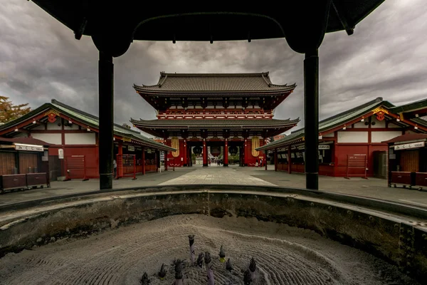 Tokyo Japon Oct 2018 Temple Sensoji Temple Asakusa Kannon Avant — Photo