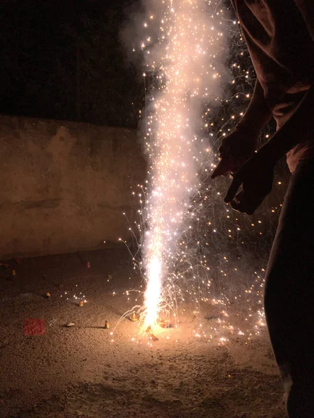 Crackers Brand Tijdens Diwali Vieringen India — Stockfoto