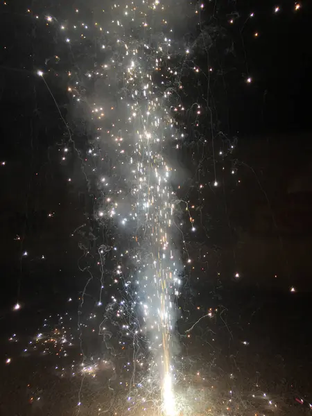 Crackers Feu Pendant Les Célébrations Diwali Inde — Photo