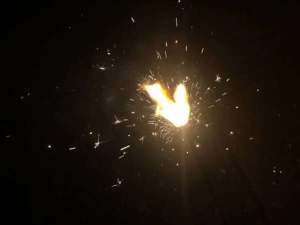 Feuer Cracker Während Diwali Feiern Indien — Stockfoto
