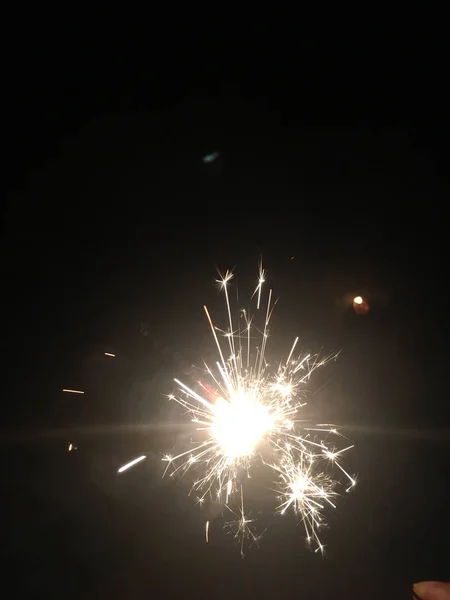 Bolachas Fogo Durante Celebrações Diwali Índia — Fotografia de Stock