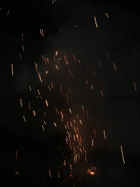 Galletas Fuego Durante Las Celebraciones Diwali India — Foto de Stock