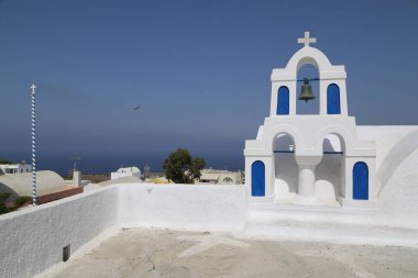 Santorini Yunanistan seyahat deniz