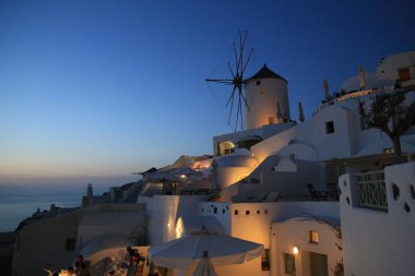Santorini Yunanistan seyahat deniz