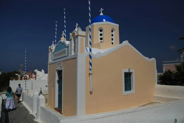 Santorini Griekenland Reizen Zee — Stockfoto