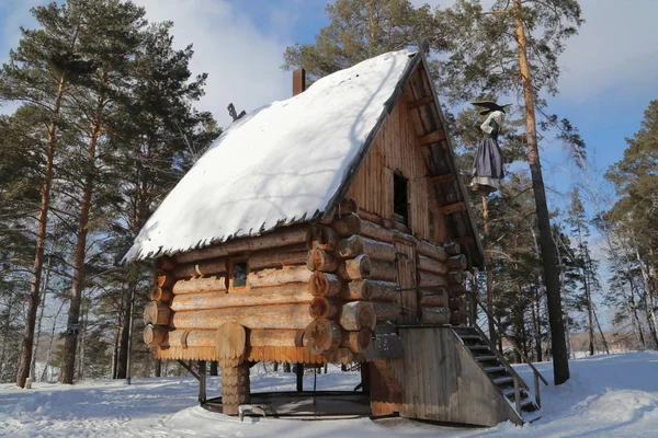 Foresta Invernale Russia Siberia — Foto Stock