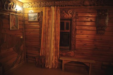 Kış orman, Rusya, Sibirya