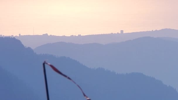 Panorama Munților — Videoclip de stoc