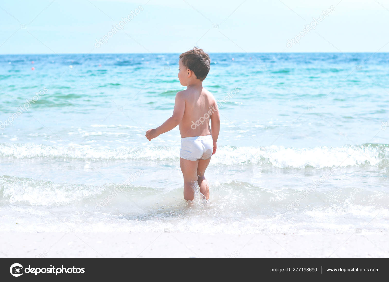 boys white swim trunks