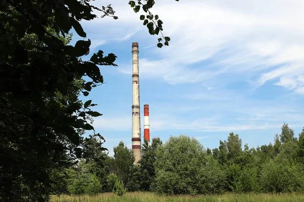 Fabrika borular ve doğa