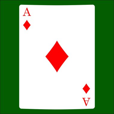 Elmasların kartı uygun simge vektör, iskambil sembolleri vektör