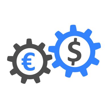 Dişli. İş Icon - hisse senedi vektör