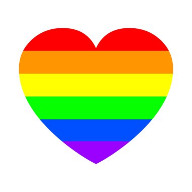 Eşcinsel gurur kalp. Eşcinsel gurur kavramı hisse senedi vektör