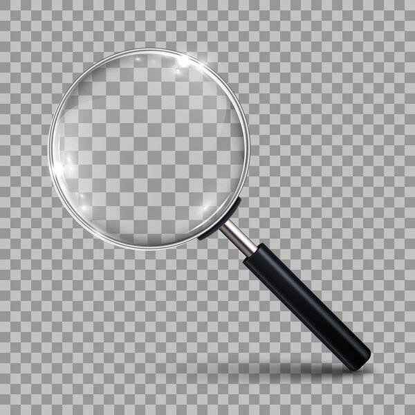 Magnifying glass  stock vector