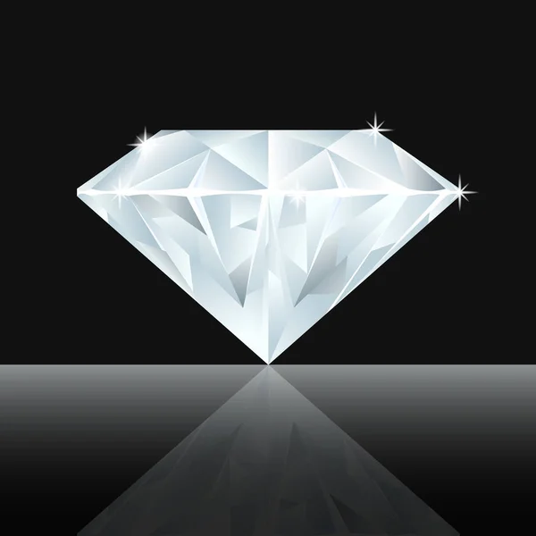 Vecteur Stock Diamants Réaliste — Image vectorielle