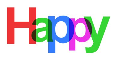 Renkli mutlu - hisse senedi vektör