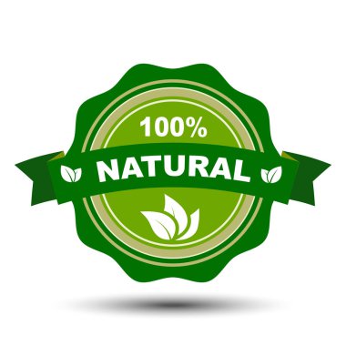 yüzde 100 doğal hisse senedi vektör