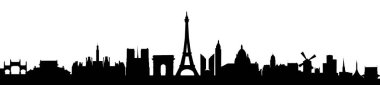 Paris şehri - hisse senedi vektör