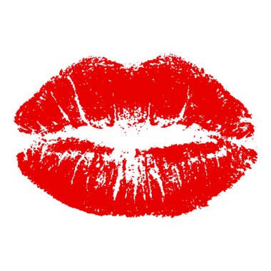 Öpücük dudak hisse senedi vektör Künye