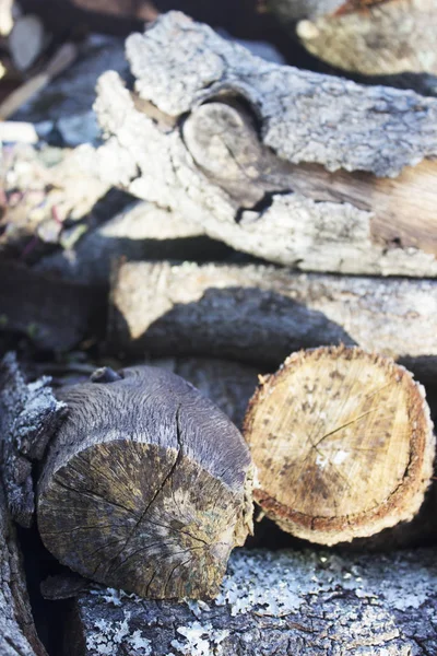 Sawed odun kesip demet